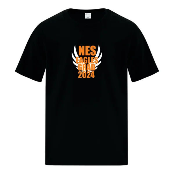 NES Adult 2024 Grad Black T-Shirt