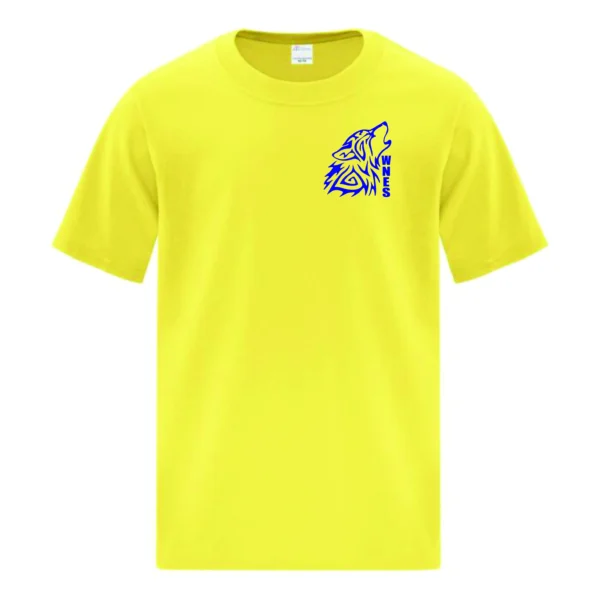 WNES Wolf Youth Yellow Tee