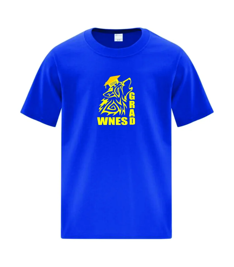 WNES Grad 2024 Royal Blue Adult Tee