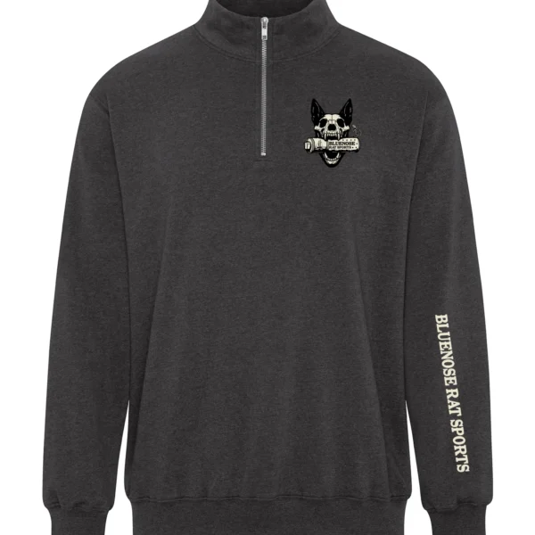 Bluenose Rat Sports Unisex Earth Wash 1/4 Zip