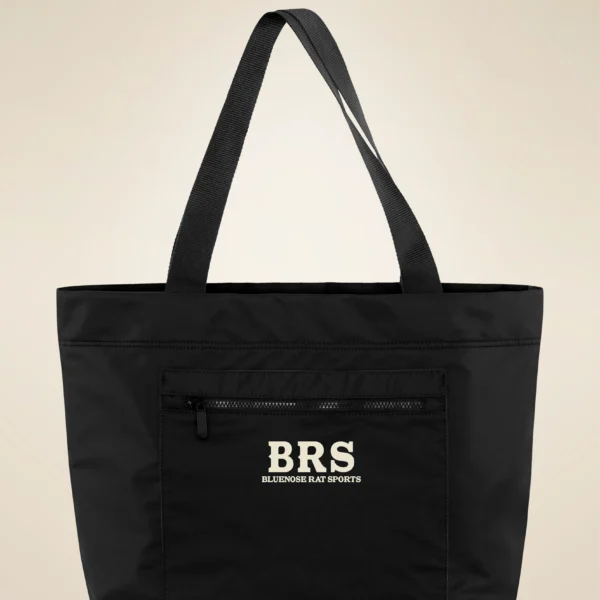 BRS Embroidered Matte Black Carryall Tote