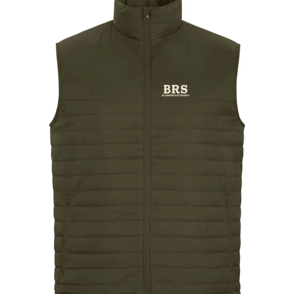 BRS Embroidered Coal Harbour Puffy Olive Unisex Vest