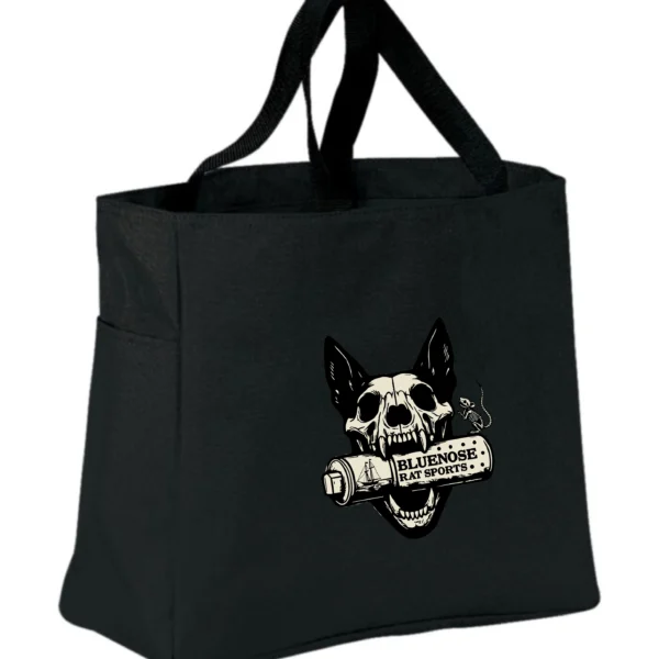 Bluenose Rat Sport Stamped Black Reusable Tote