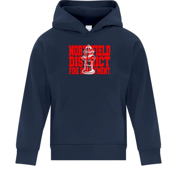 NDFD Hydrant Navy Youth Hoodie