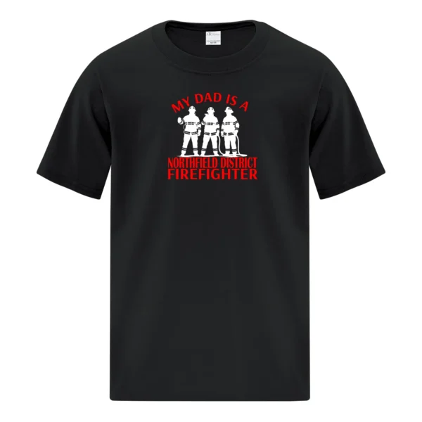 NDFD My Dad Black Youth Tee