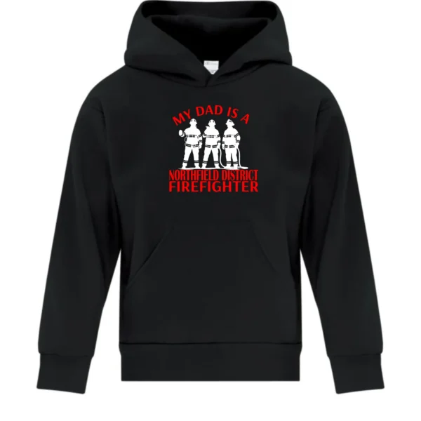 NDFD My Dad Black Youth Hoodie