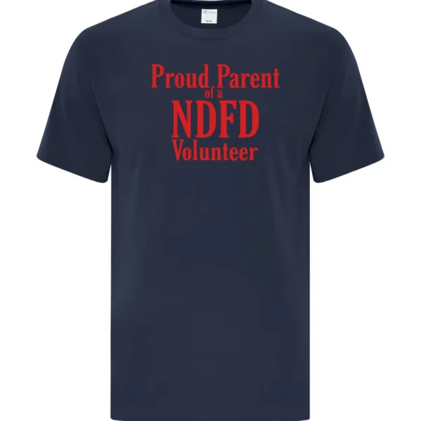 NDFD Proud Parent Navy Unisex Tee