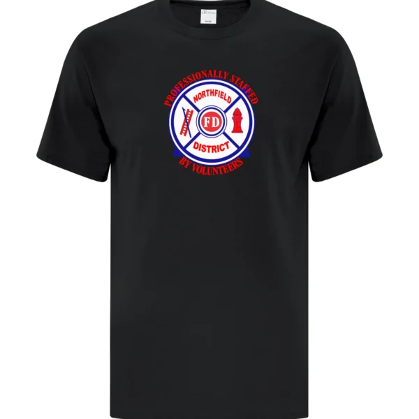 Professionally Staffed NDFD Black Unisex Tee