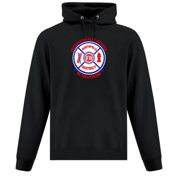 Professionally Staffed NDFD Black Unisex Adult Hoodie