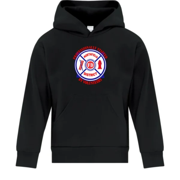 Professionally Staffed NDFD Black Youth Hoodie