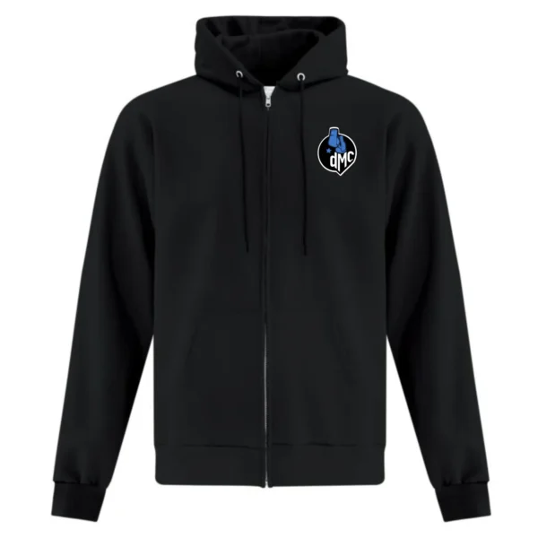 DMC Boxing Unisex Black Full Zip Hoodie