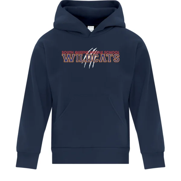 SQMS Wildcats Navy Youth Hoodie