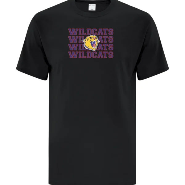 SQMS Wildcats Black Unisex Tee