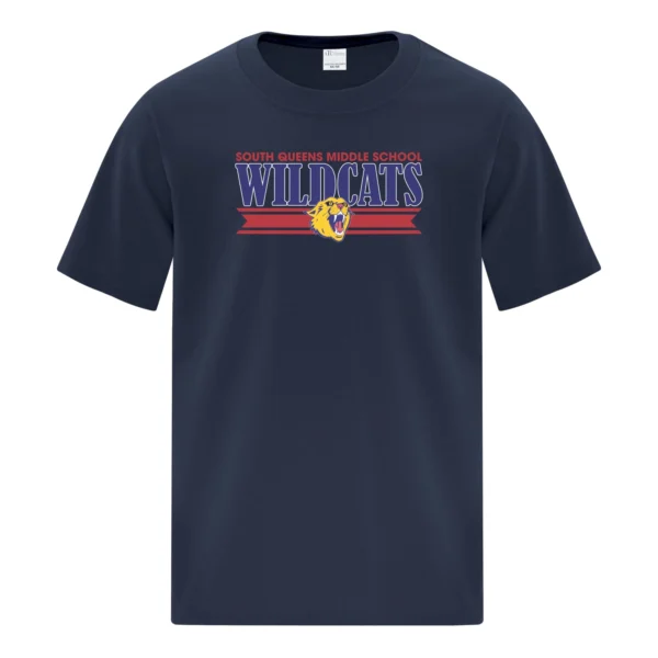 SQMS Wildcats Navy Youth Tee
