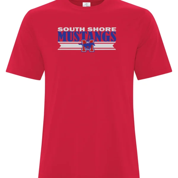 Mustangs Stripe Youth Tee