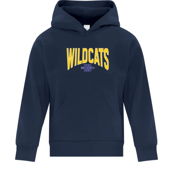SQMS Wildcats Navy Youth Cross Country Hoodie