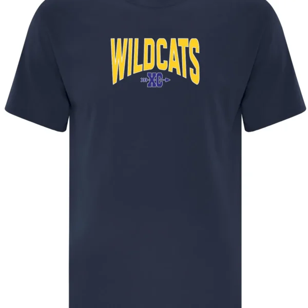 SQMS Wildcats Navy Unisex Cross Country Tee