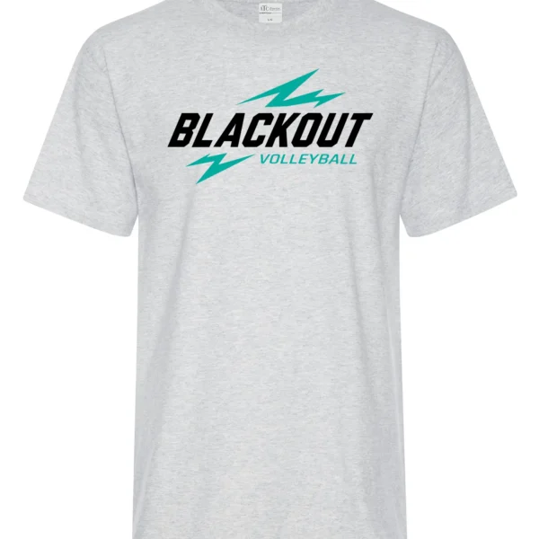 Blackout Volleyball Unisex Full Chest and Spine Tee