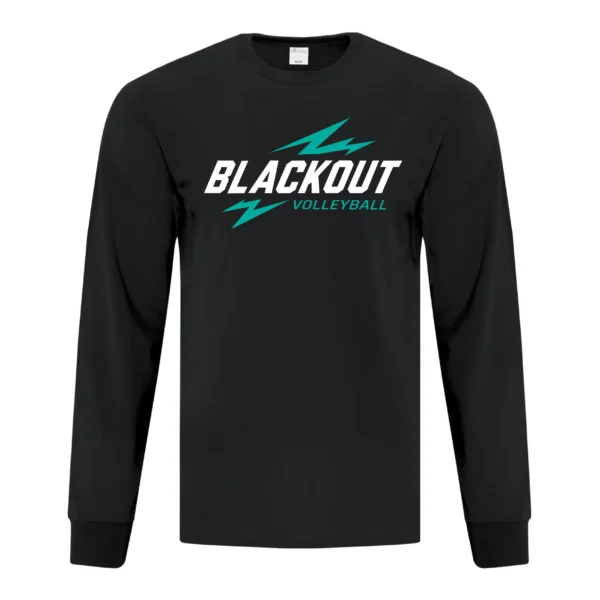 Blackout Full Chest Unisex Long Sleeve Tee