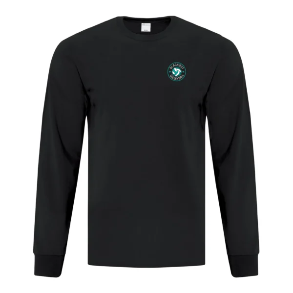 Blackout Left chest and Spine Youth Long Sleeve Tee