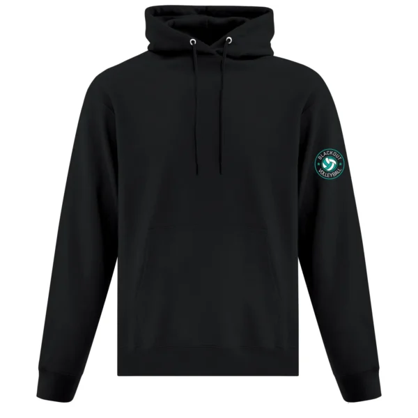 Blackout Left Arm and Full back Logo Youth Hoodie