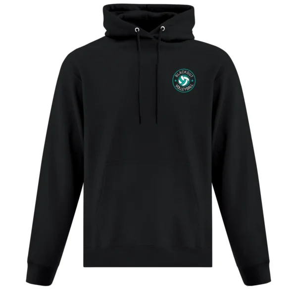 Blackout Left Chest and Spine Logo Youth Hoodie