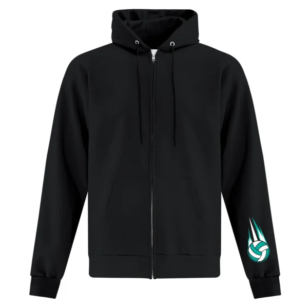 Blackout Arm and Full Back Youth Full Zip